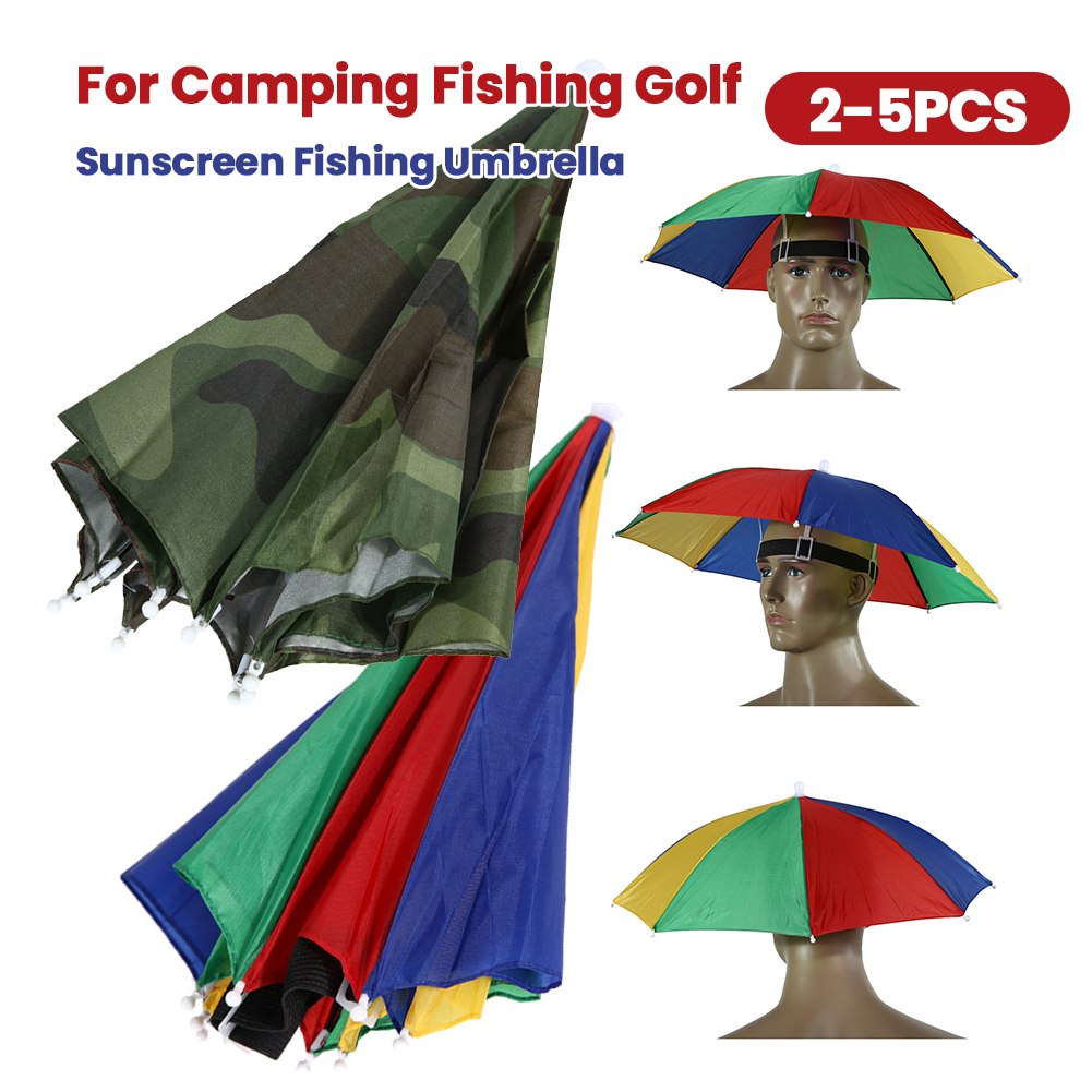 Outdoor Sports Umbrella - Kapelusz-parasol z filtrem przeciwsłonecznym, parasol wędkarski,