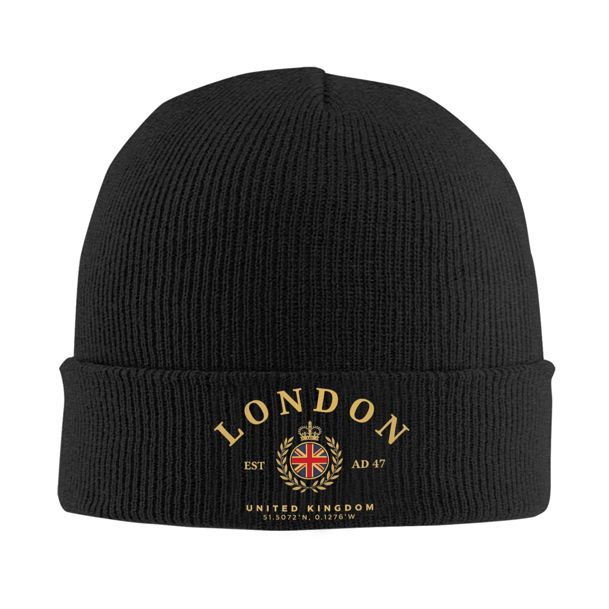 Outdoor Sport Hat Classic - Klasyczna londyńska czapka z dzianiny, brytyjska,