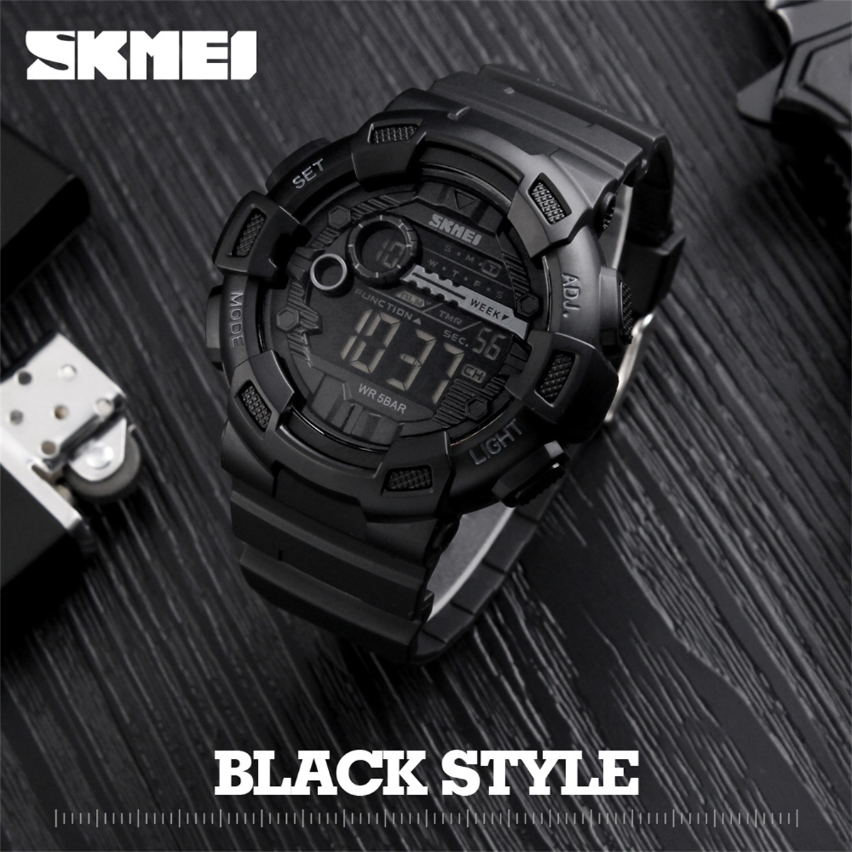Zegarek sportowy SKMEI Chrono  – Outdoor Sports List recenzja i cena