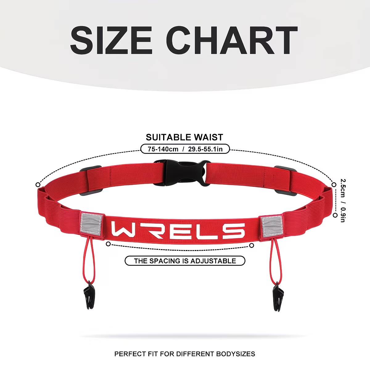 WRELS Unisex Pas na numer star – Outdoor Sports List recenzja i cena